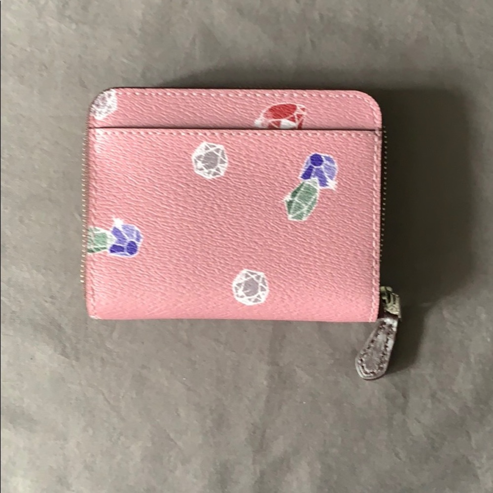 BNWT COACH x DISNEY “PINK GEM” WALLET - Picture 2 of 5